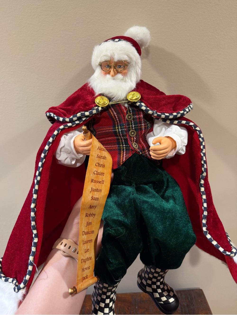 MacKenzie-Childs Naughty or Nice Santa